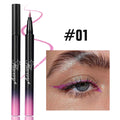 Pearlescent Smoked Black Purple Eyeliner Pen Glitter Metallic Shimmer Zpaxo 01