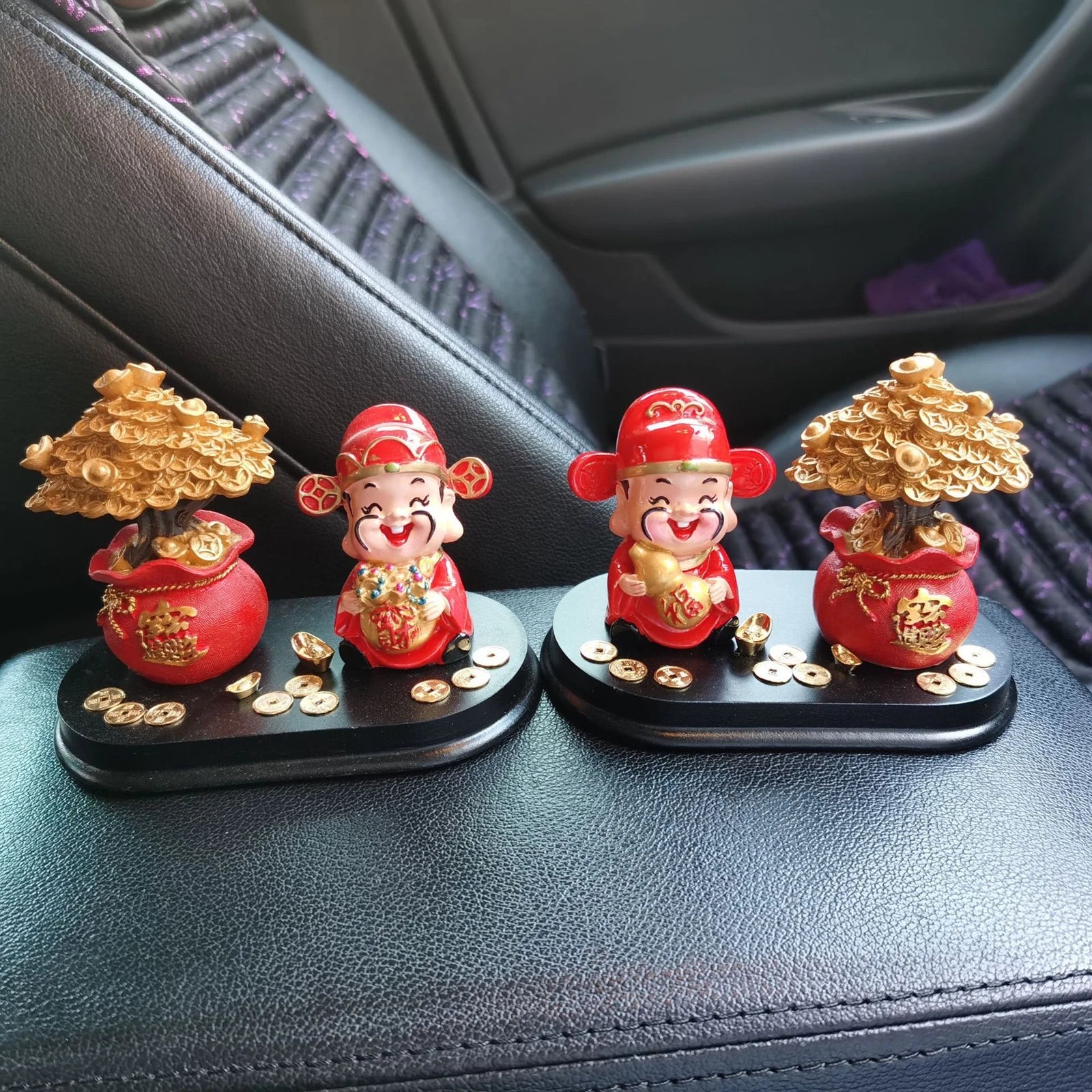 God Fortune Figurine Home Decoration Spring Festival Trees Statue Zpaxo