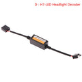 LED Canbus Decoder Car Headlights Error Resistor H4 H7 H11 Adapter