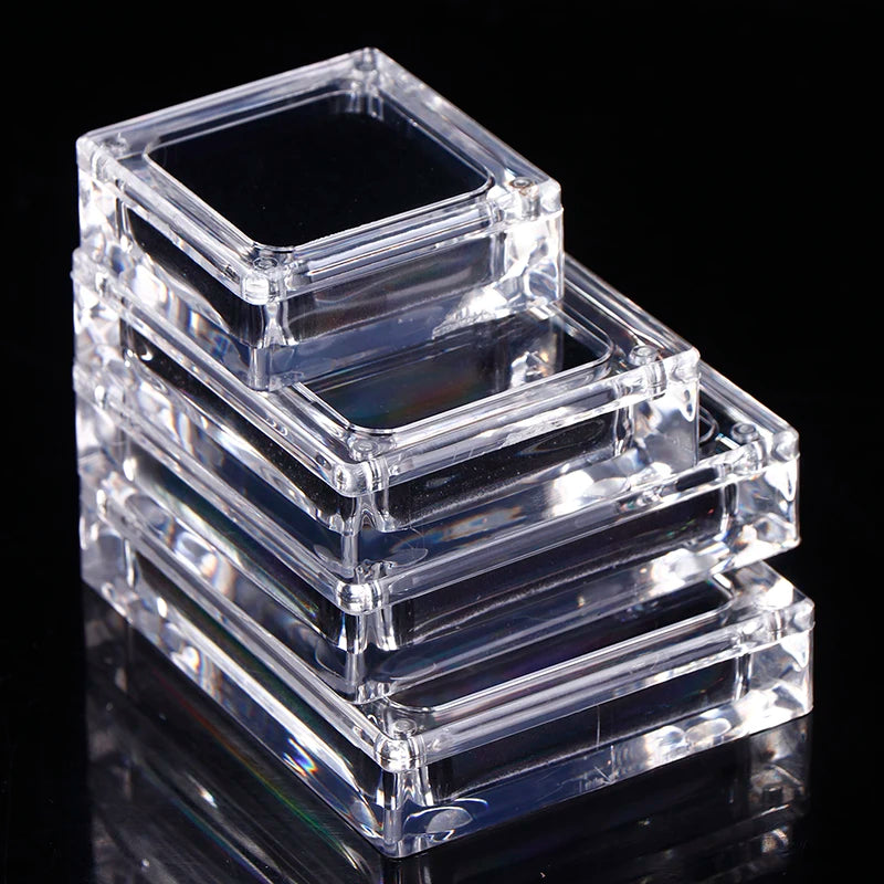 Acrylic Jewelry Display Box – Magnetic Lid Storage & Gift Box