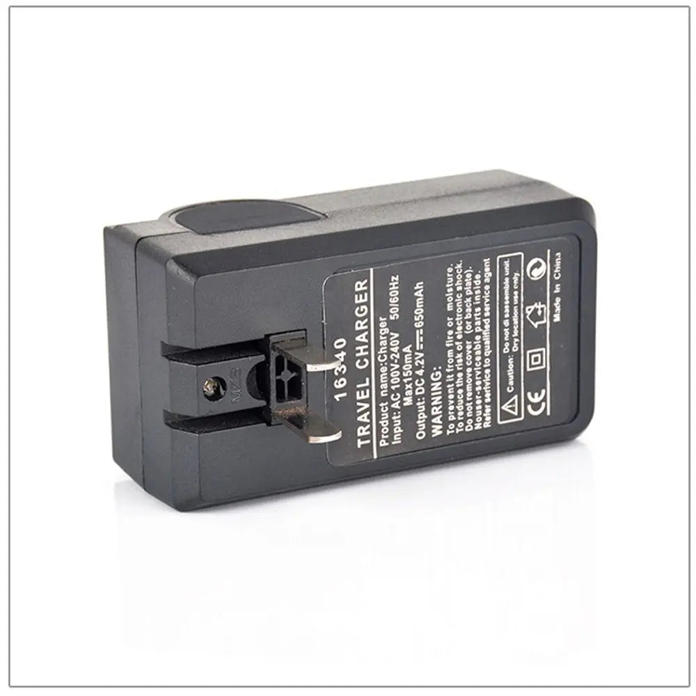 16340 CR123A Rechargeable Li-ion Battery Charger Wall LED Flashlight Zpaxo