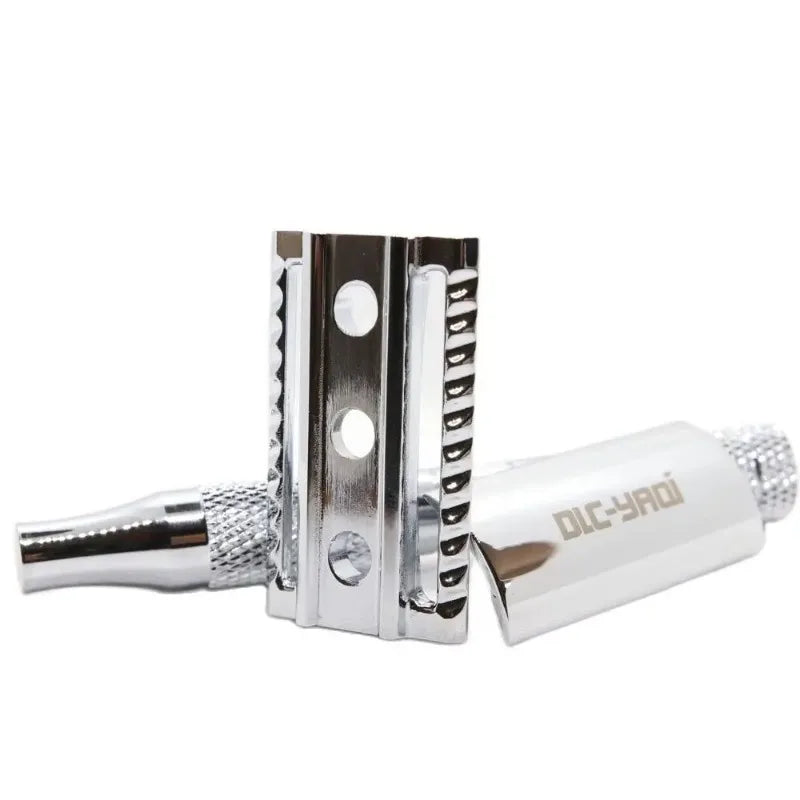 Yaqi Orion Double Edge Safety Razor – Chrome Wet Shave Safety Razor Zpaxo
