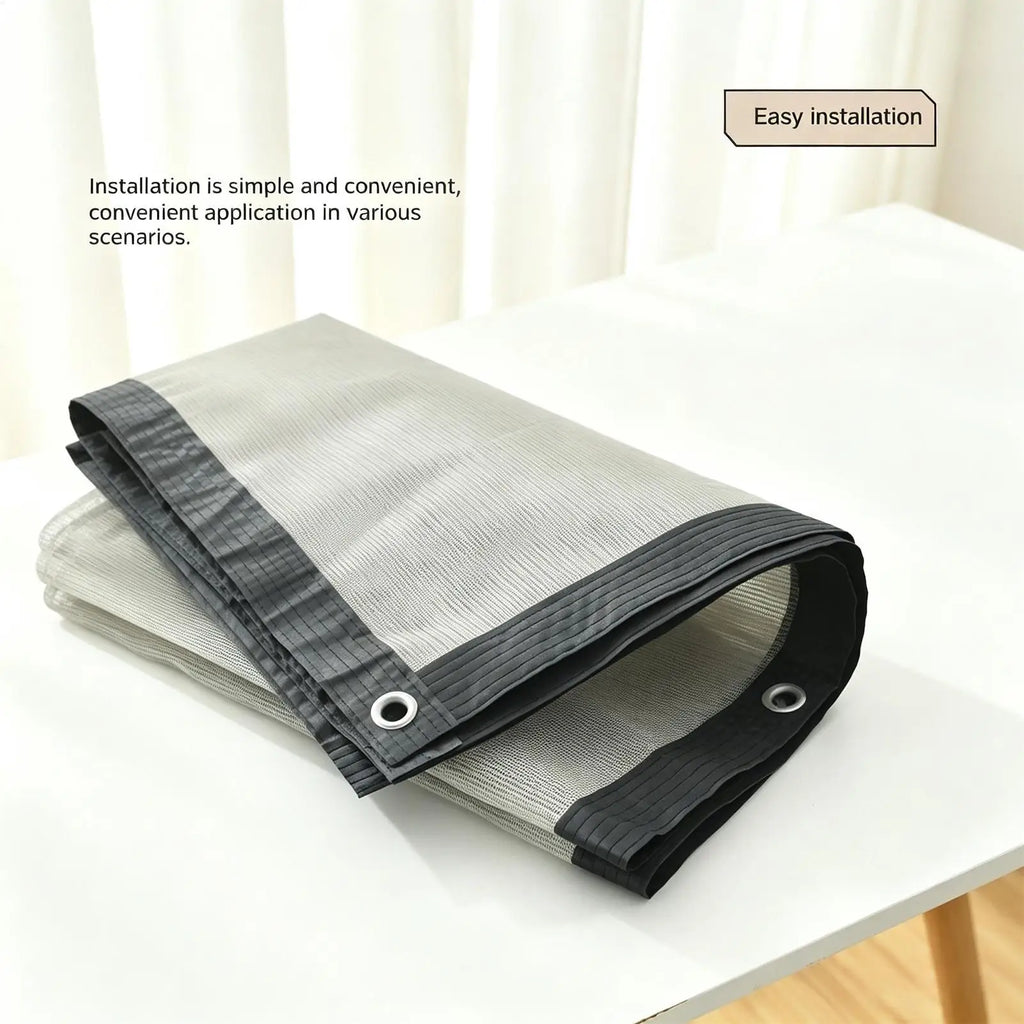 Mesh Dog Gate No Drill Portable Folding Safety Fence Guard Pet