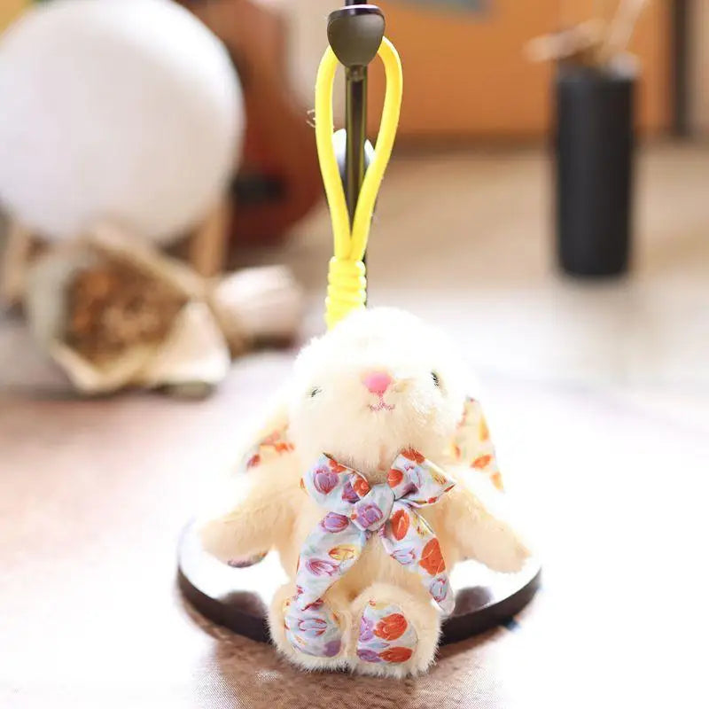 Loveable Cartoon Plush Bunny Stuffed Lop-eared Rabbit Doll Perfect Zpaxo Yellow