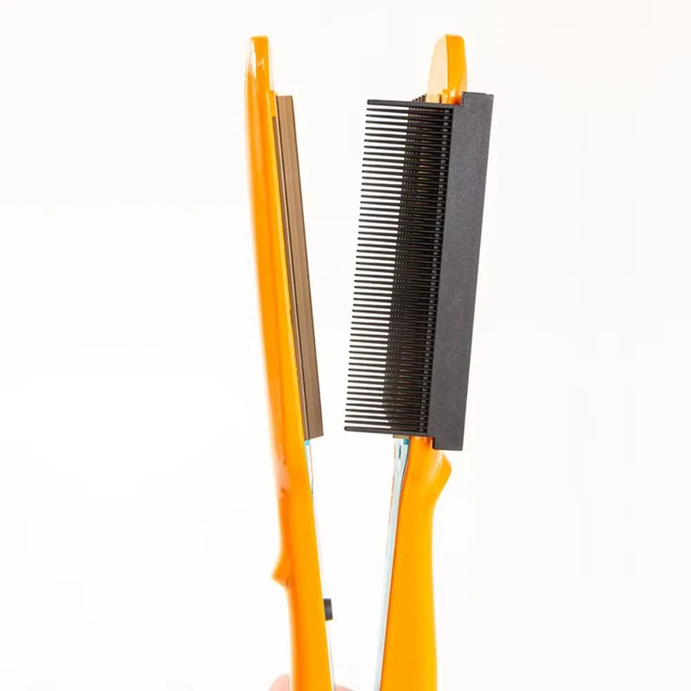 Clip Hair Flat Iron Comb Styling Professional Straight Lightweight Zpaxo