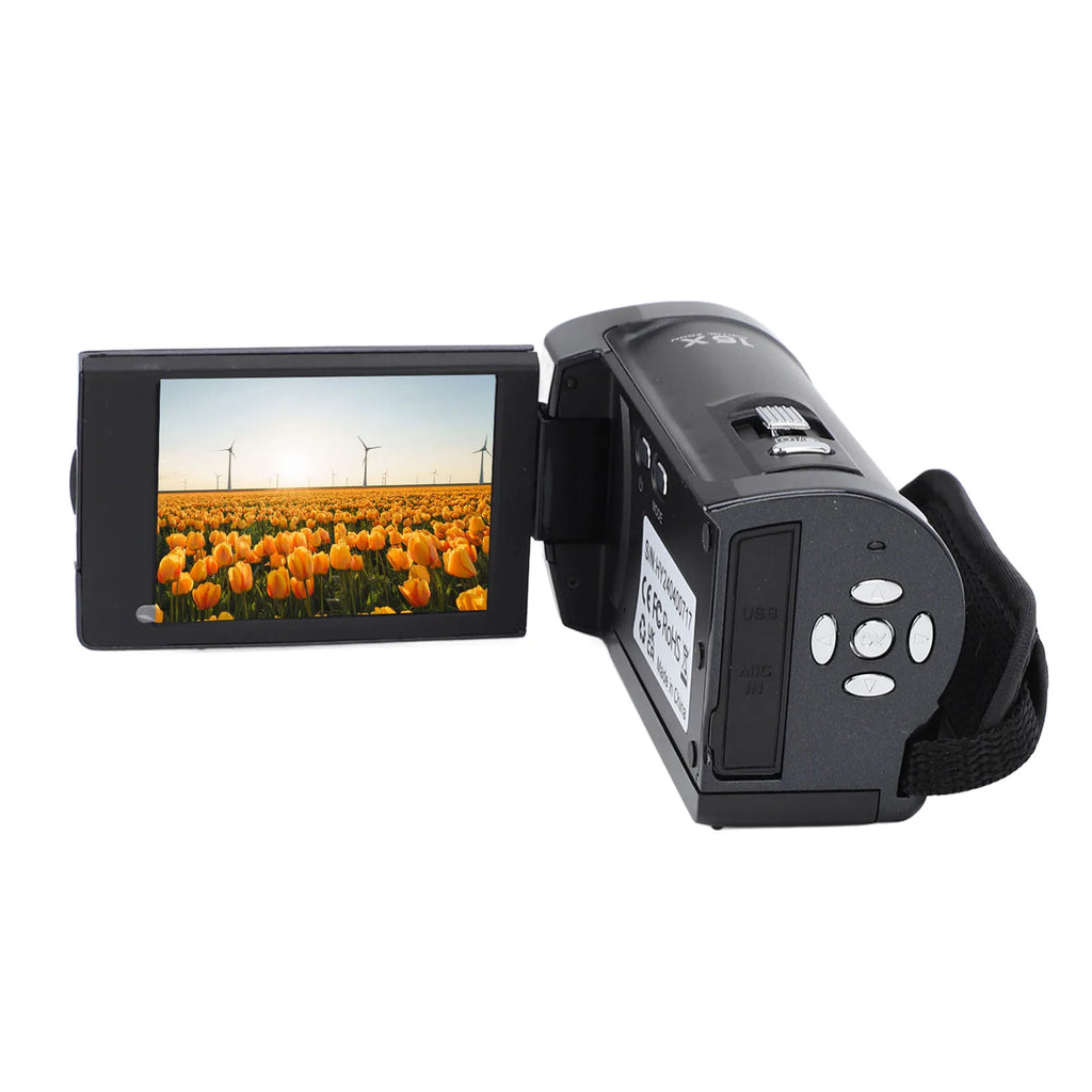 2 7K Camcorder 16x Digital Zoom Professional Face Recognition Video