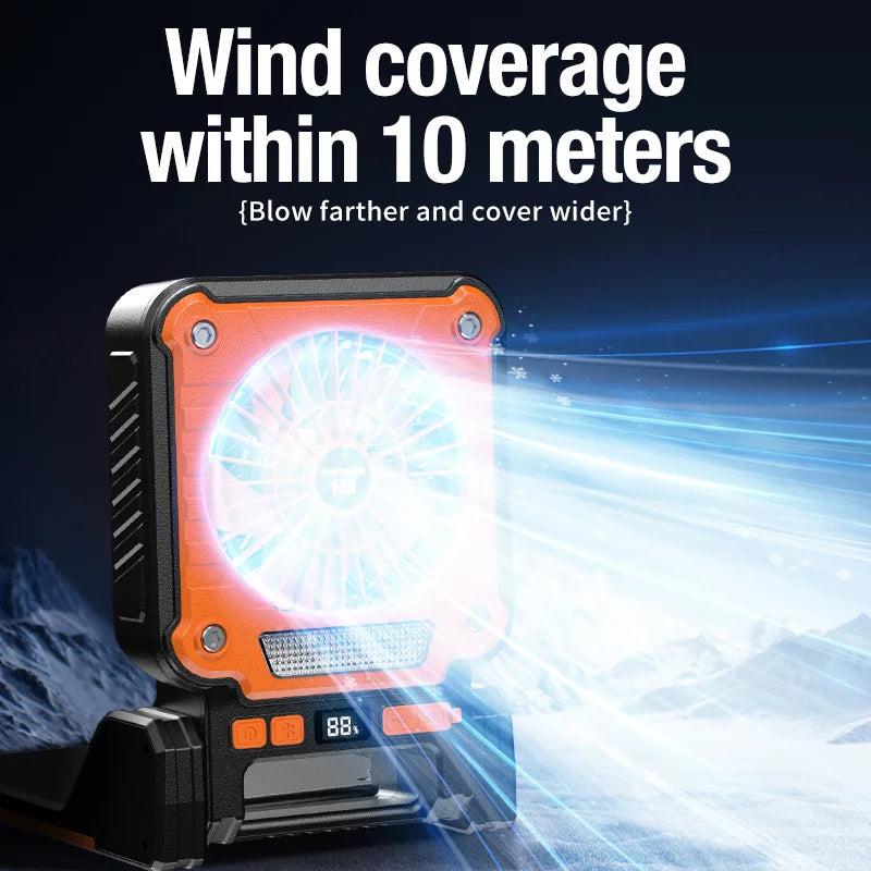 Outdoor Camping Fan Portable USB Tent Lighting LED Multifunctional