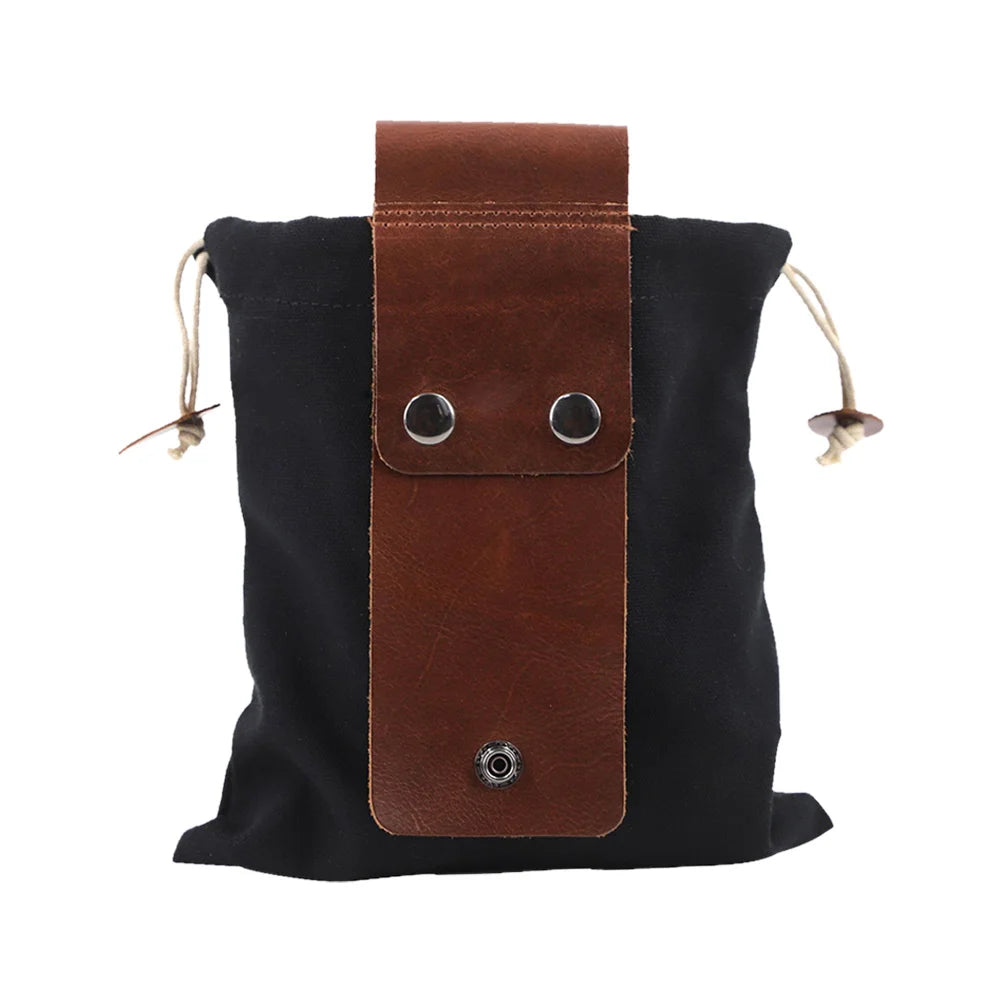 Mushroom Storage Fruit Picking Bag Multipurpose Leather Foraging
