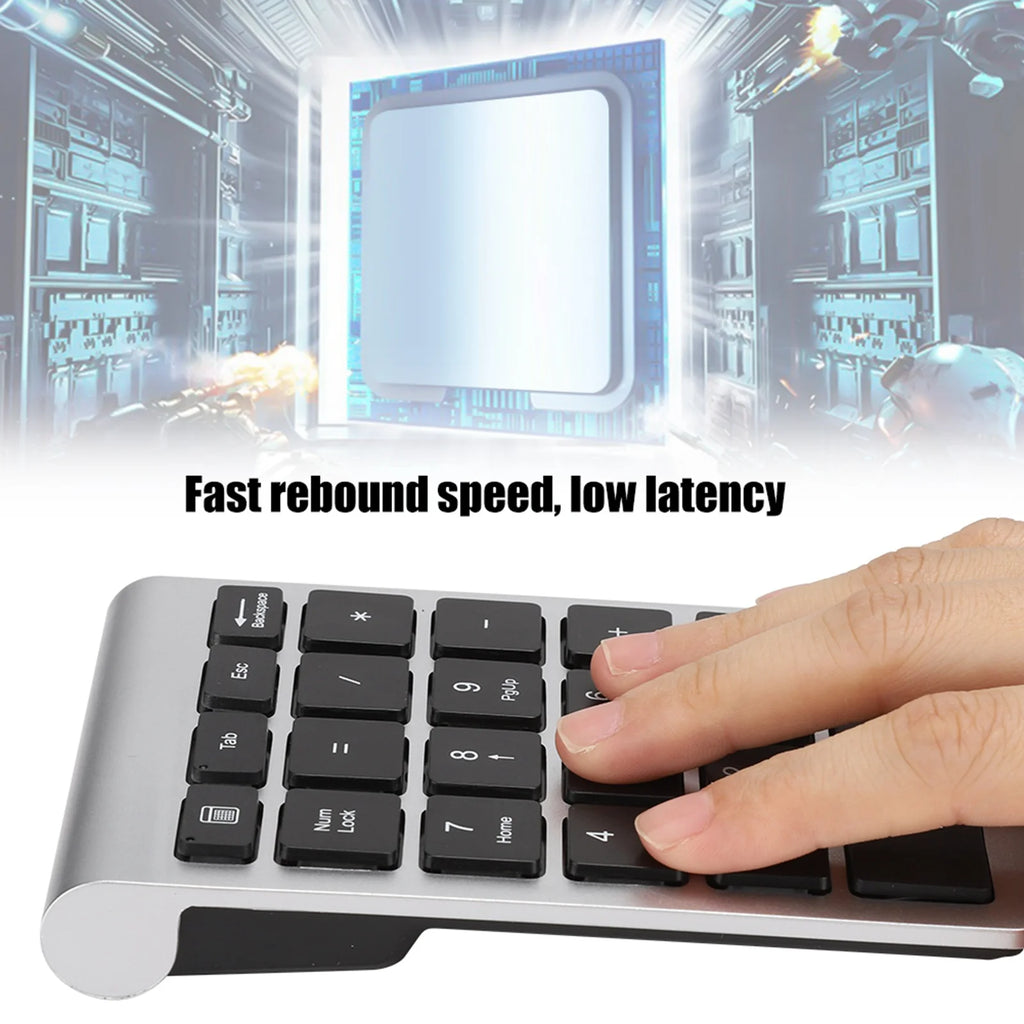 RF304 22 Keys Numeric Keypad Wireless Keyboard USB 2.4G Wireless Mini Keyboard with Receiver Zpaxo