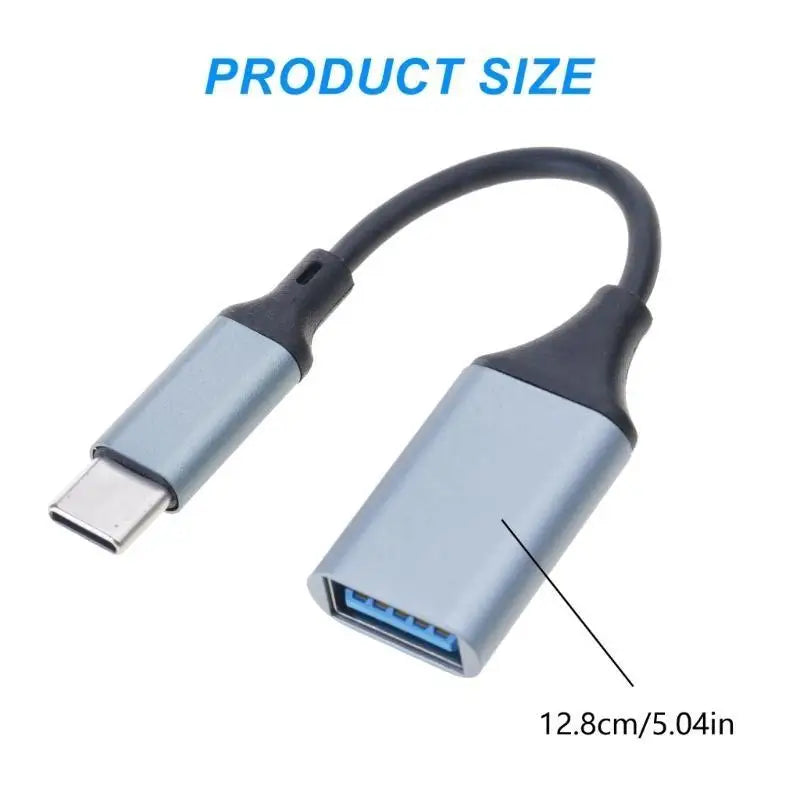 652F Efficient Type C to USB3.0 OTG Connector Rapid Data Transfer and Expansion Zpaxo