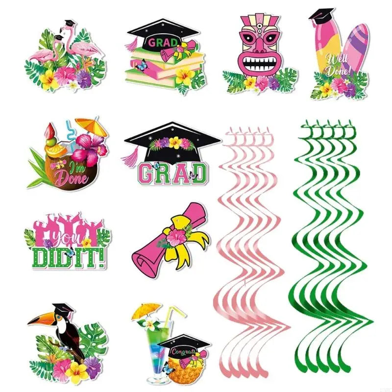 1 Hawaiian Graduation Party Decoration Bright Designs
