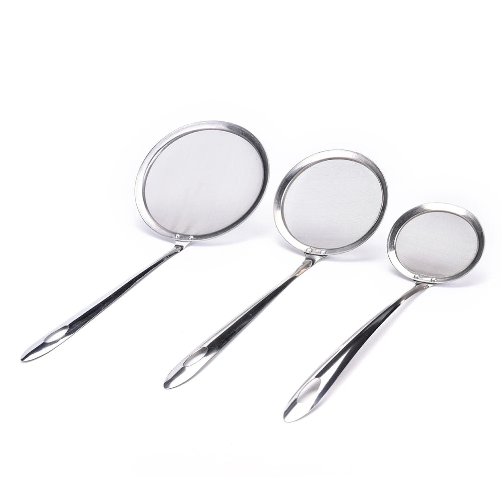 25 28 Stainless Steel Wire Fine Mesh Oil Strainer Flour Colander