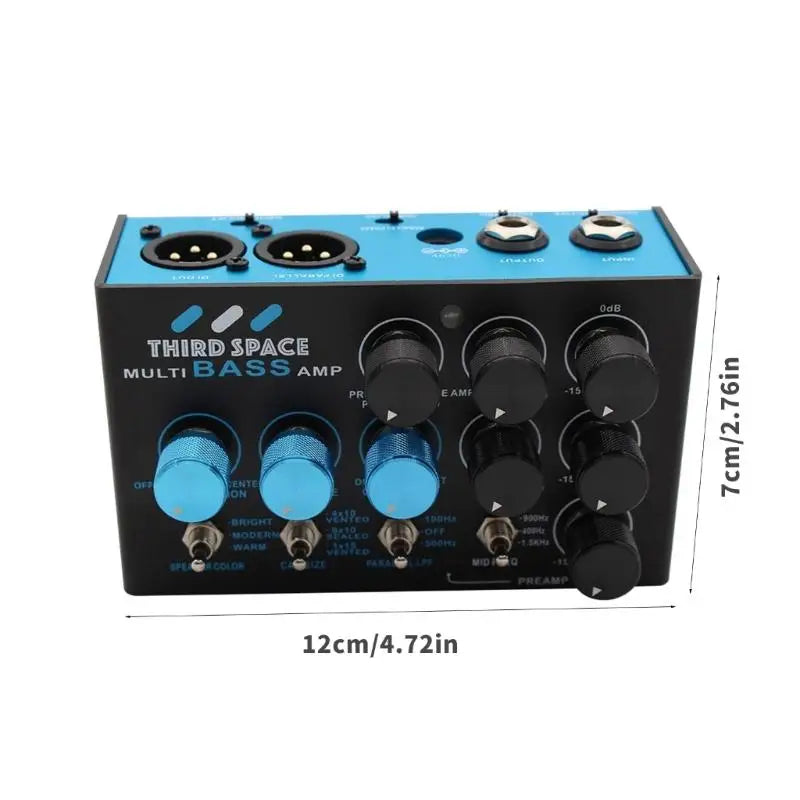 652F Portable Bass Tone Shapers Effect Unit Offering Simple Zpaxo