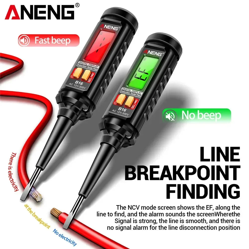 Voltage Tester Pen 12V-300V Non-contact Induction Detector NCV