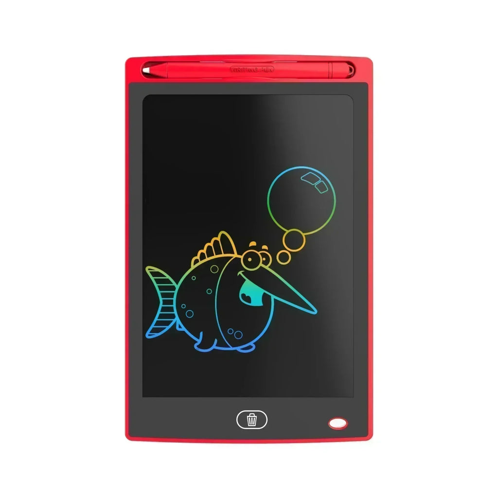 8.5/10/12/16 in LCD Drawing Board Writing Tablet Digit Magic Blackboard Art Painting Tool Kids Toys Brain Game Child's Gift Zpaxo red12 CN