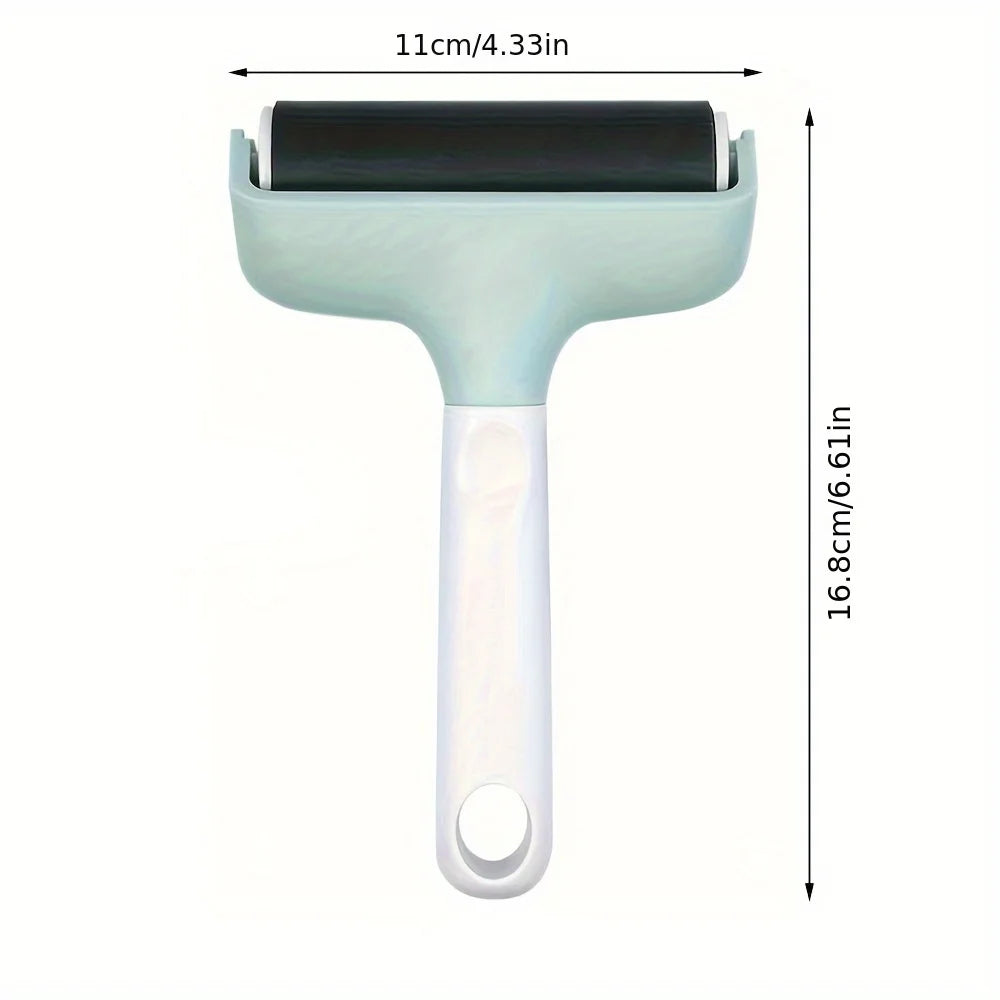 1pc Brayer Roller, Rubber Roller For Crafts, Works With Fabric, Vinyl, Iron-On & Inking Blocks, Extend Life Of Mat Zpaxo