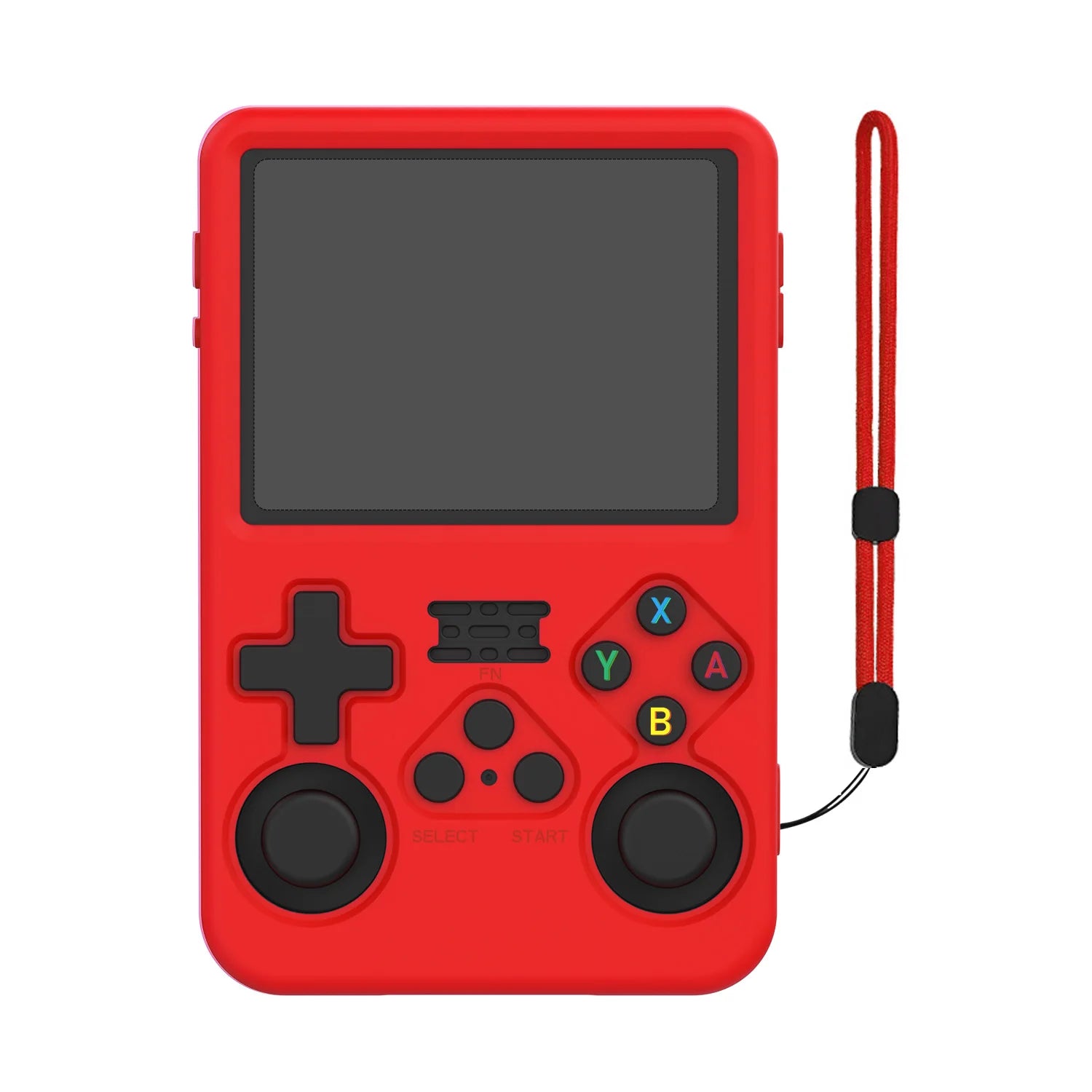 Protective case For R36S Silicone Case Soft 360° drop protection Case For R36s Handheld Game Console Accessories Zpaxo Red