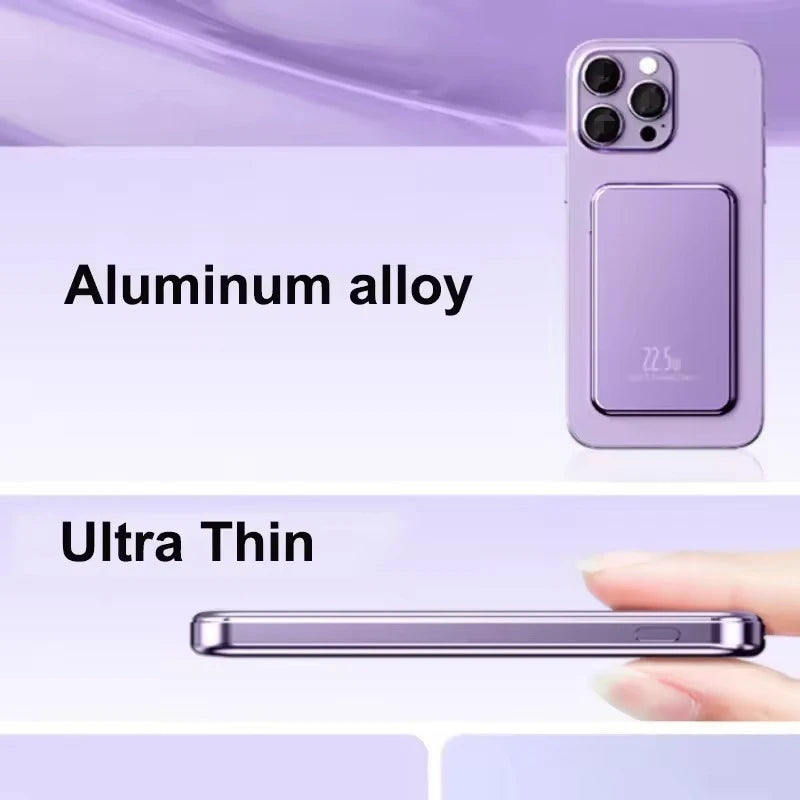 2026 New 10000mAh Portable Magnetic Wireless PowerBank PD22.5W Fast Charging External Battery for Magsafe for IPhone Samsung Zpaxo