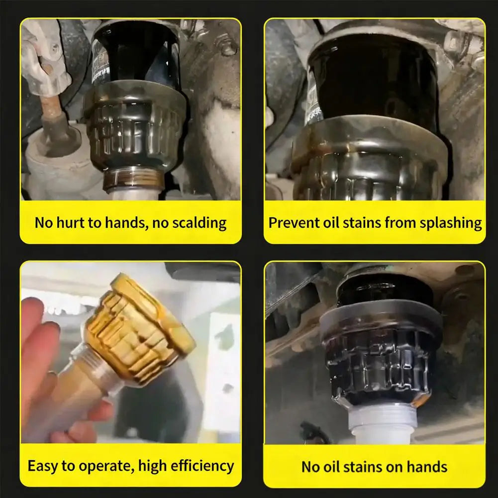 Universal Car Oil Funnel Filter Tool – No-Spill Refueling Auto Oil Funnel Tool Zpaxo