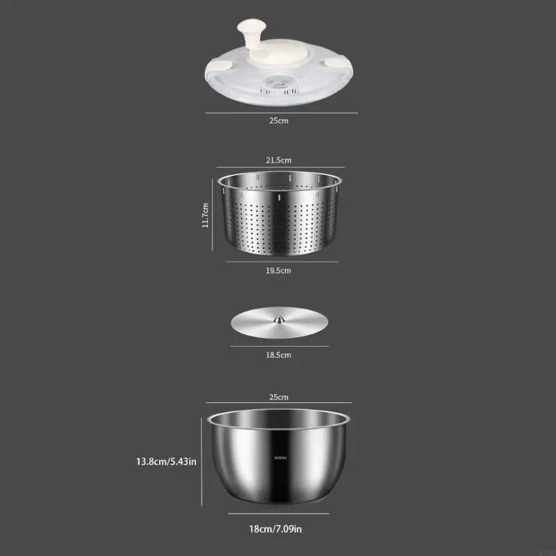 Reliable Vegetable Dryer Smooth Outer Layer Safe Clean Handling