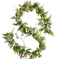 Easter Egg Garland Wreath Swag – 74.8" Green Leaves Decor Easter Garland Wreath Zpaxo Default Title