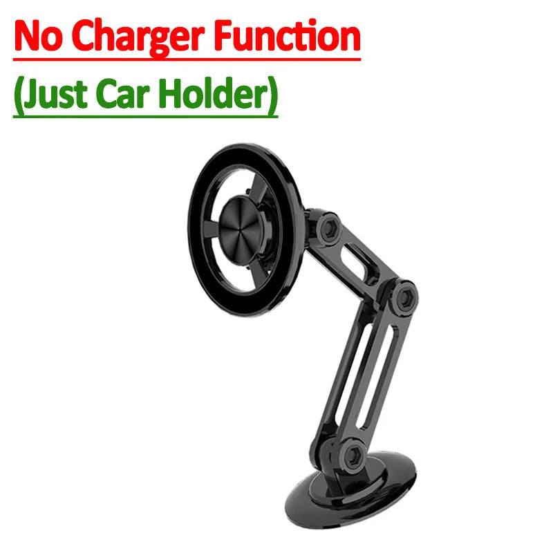 Super Magnetic Car Phone Holder 720° Rotate Cellphone Stand Vent Magnet Mount Support For Apple iPhone 16 15 Xiaomi Huawei Phone Zpaxo Black