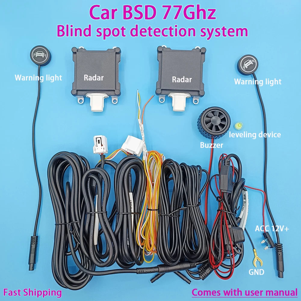 CAR BSD 77Ghz 24Ghz Millimeter Wave Radar Change Lane Safer BSM Blind Zpaxo CAR BSD 77Ghz