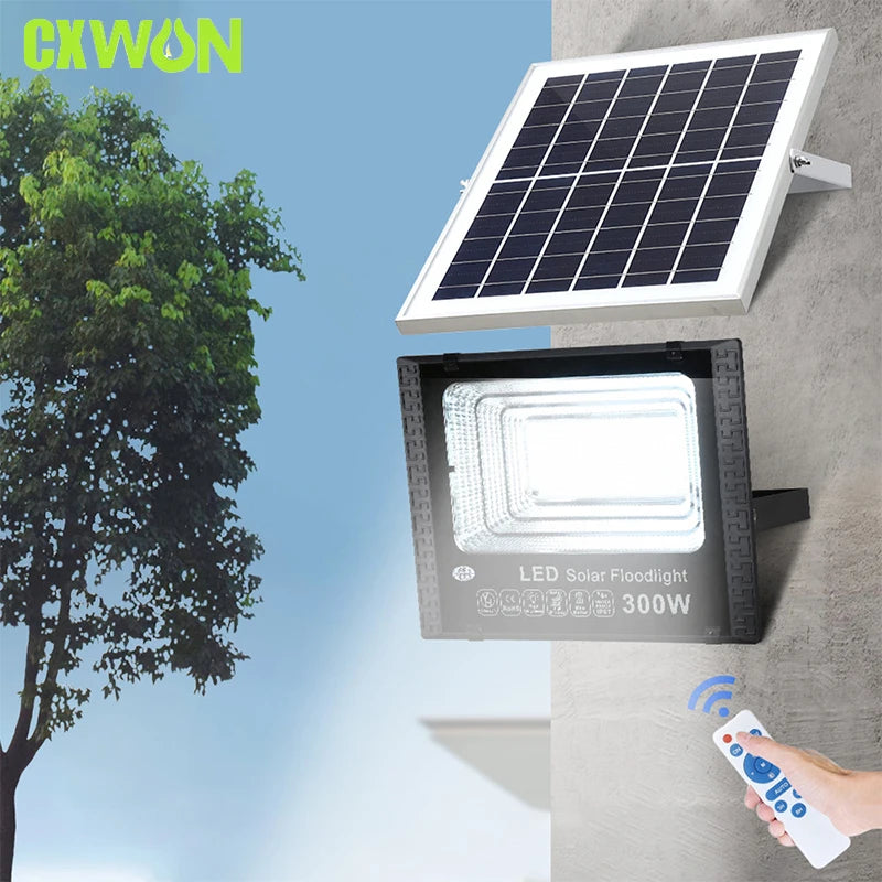 Solar Flood Lights Outside Waterproof Split LED Wall Street Lamp Zpaxo
