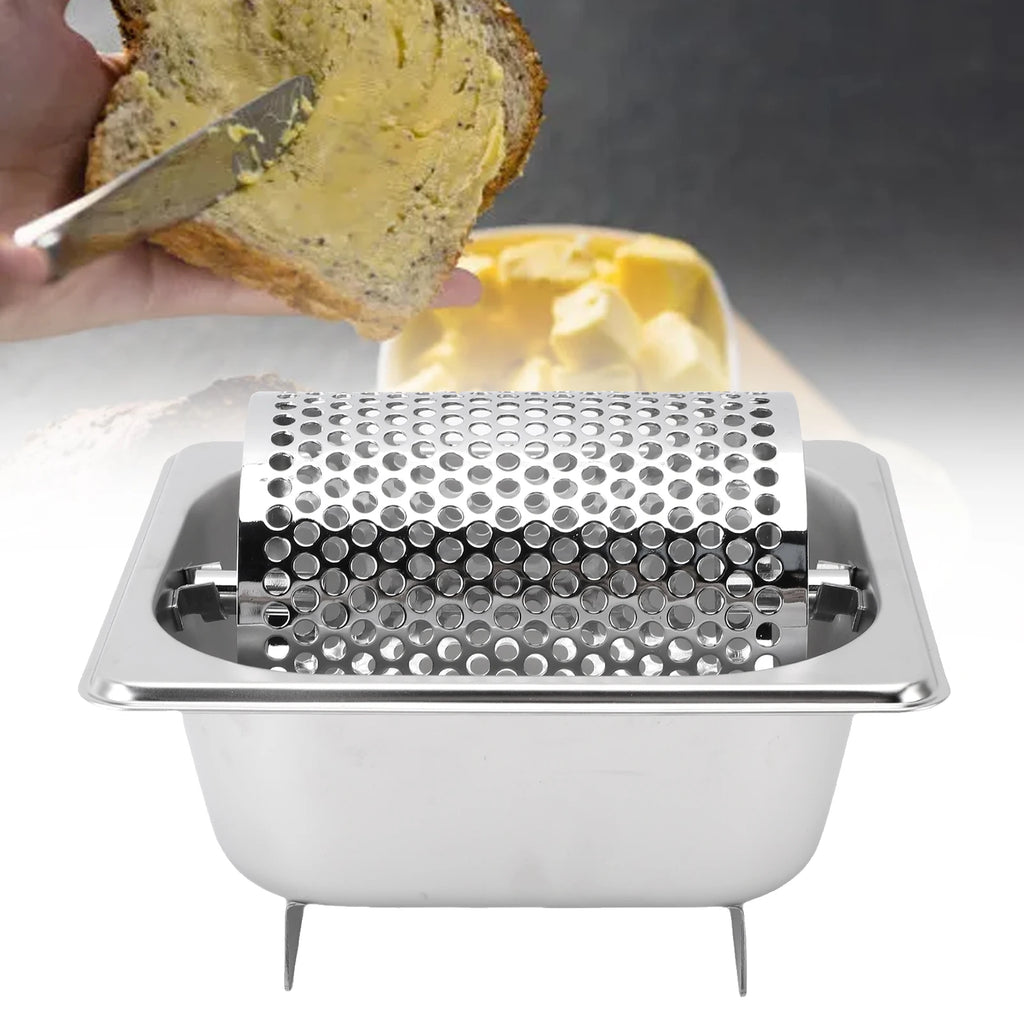 Butter Spreader Dispenser Roller Griddle 304 Stainless Steel Bun