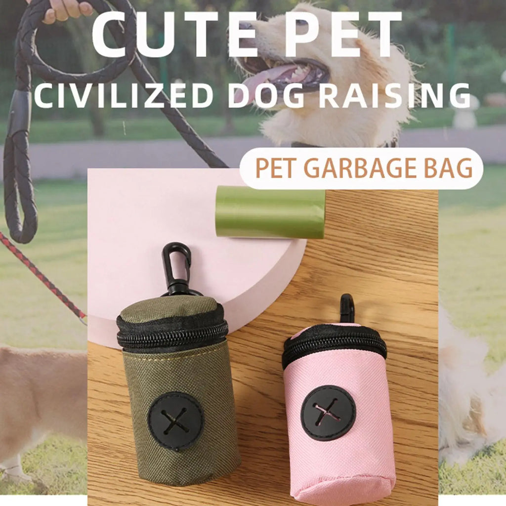 Dog Poop Bag Carrier Portable Pet Waste Bag Dispenser Luxury Stylish Dog Garbage Holder Dispensers pet Cleaning Supplies Zpaxo