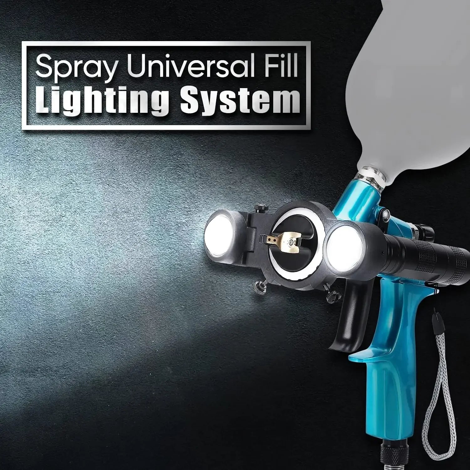Universal Spray Paint Gun Lighting System Automotive Fill Light White