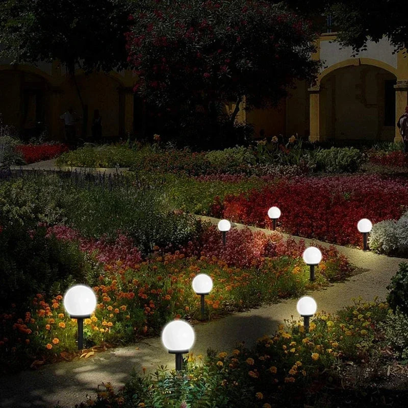 6-Pack Solar Pathway Lights – Waterproof LED Garden Stake Lamps