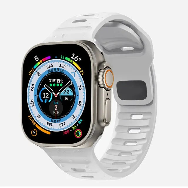 Straps Apple Watch Band Soft Silicone Sport Bracelet Iwatch Serise 9