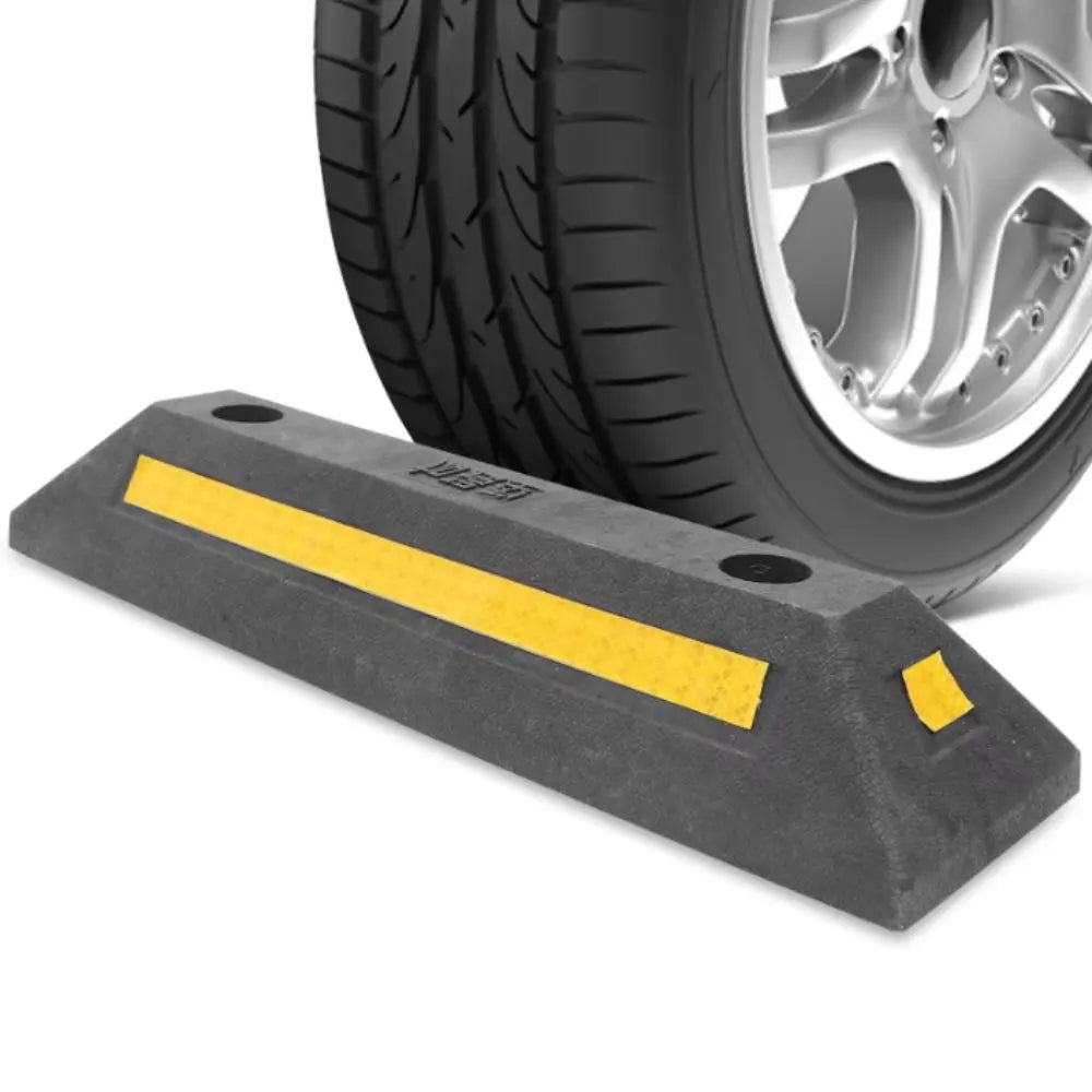 Aid Heavy Duty Parking Stopper Rubber Rubber-plastic Wheel Stop Zpaxo