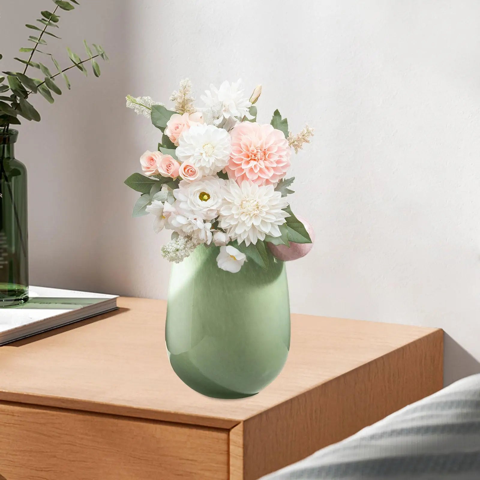 Elegant Glass Flower Vase – Minimalist Desktop Centerpiece Decor Glass Flower Vase Zpaxo