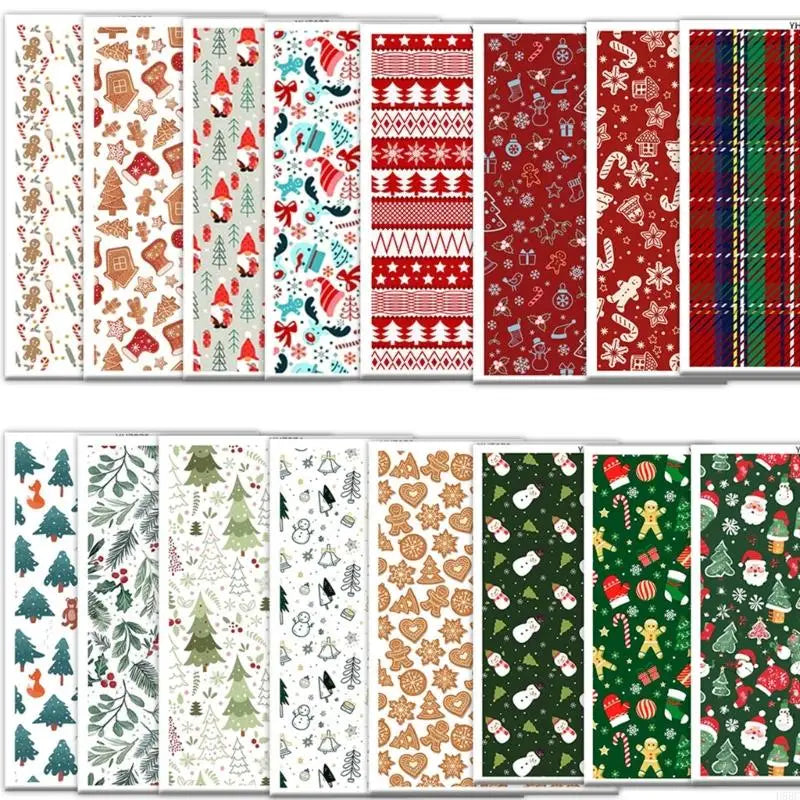 Christmas Clay Transfer Paper 95x138mm Water Soluble Earring
