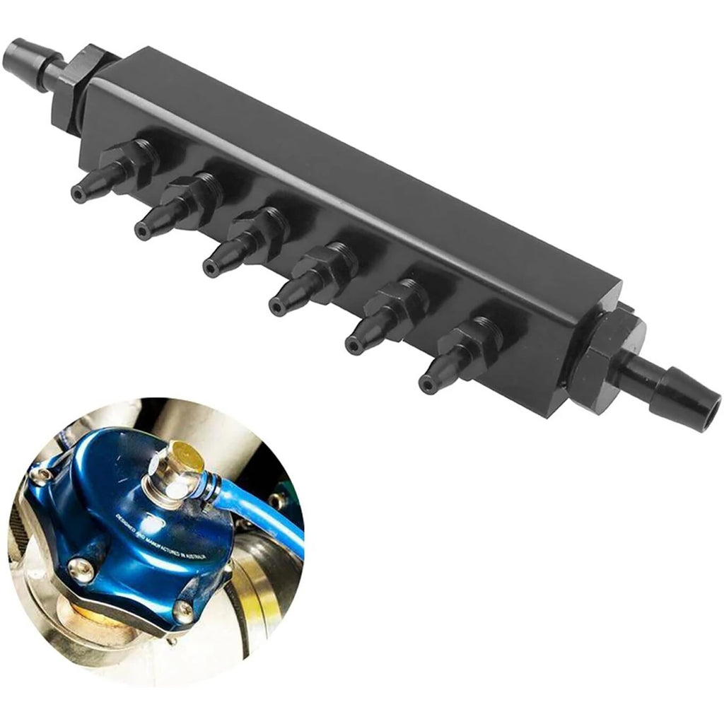 1 8 NPT 6 Port Vacuum Manifold Kits Fit Turbo Wastegate Boost Block