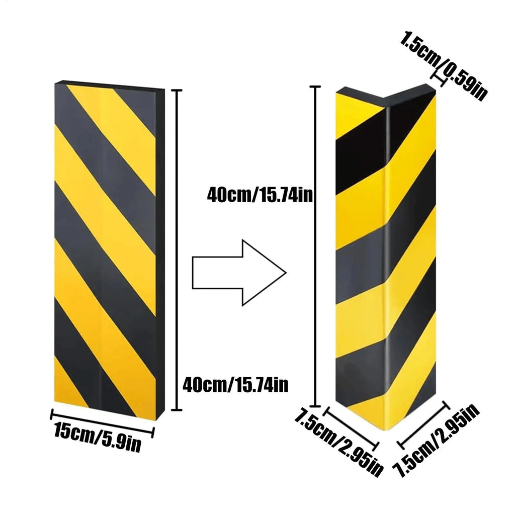 Garage Bumpers Parking Car Reflective Wall Bumper Guards Non-slip