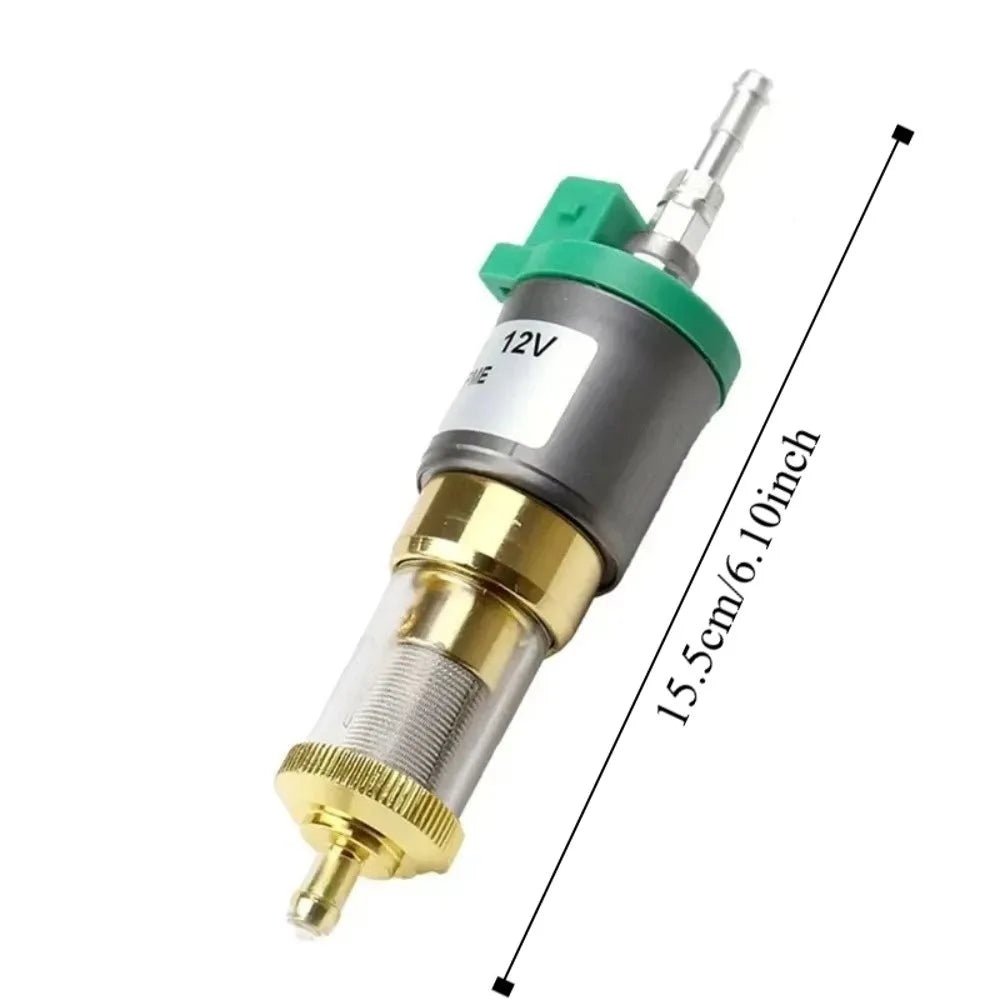 12V Fuel Pump Energy Saving Quick Warmth Car Air Diesel Parking Oil Pump Ultra-low Noise Stainless Steel Quiet Diesels Heater Zpaxo