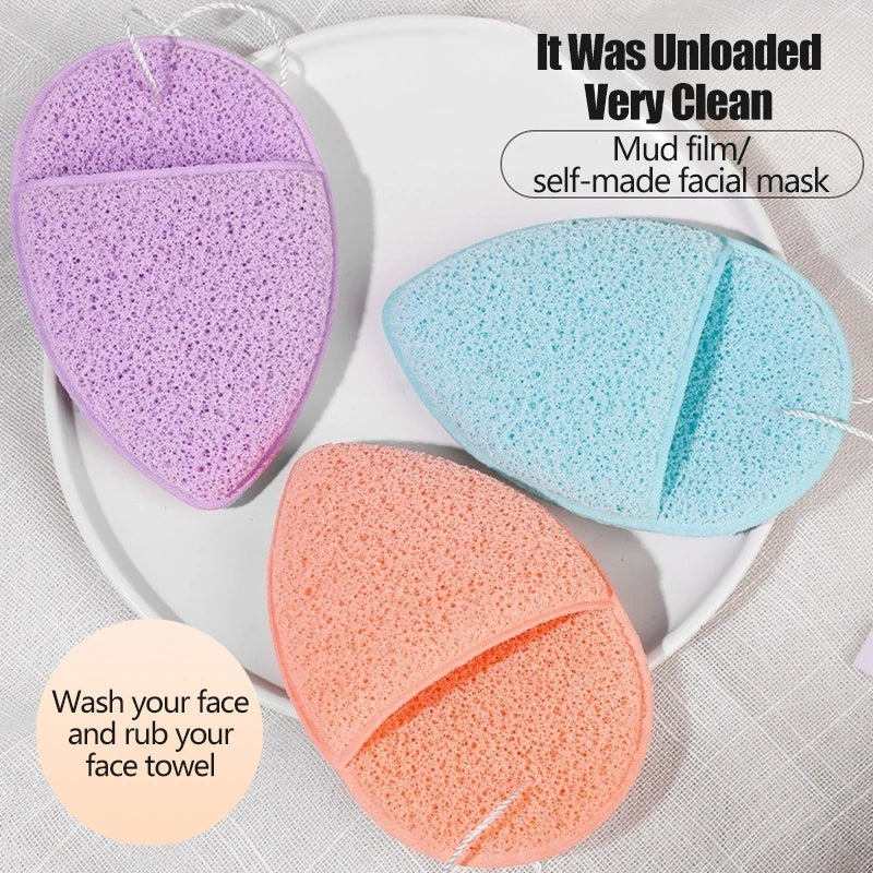 Face Cleaning Sponge Pad for Exfoliator Mask Facial SPA Massage Sponges Makeup Cosmetic Removal Pad Facial Body Clean Sponge Zpaxo