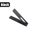Ultra-Thin Magnetic Foldable Phone Stand | Metal Kickstand Phone Desk Stand Zpaxo Black