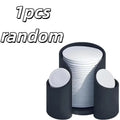 1pcs random Cotton Pad & Swab Organizer – 2-Compartment Glossy Tray, Space-Saving for Bathroom Desk Zpaxo 1pcs random