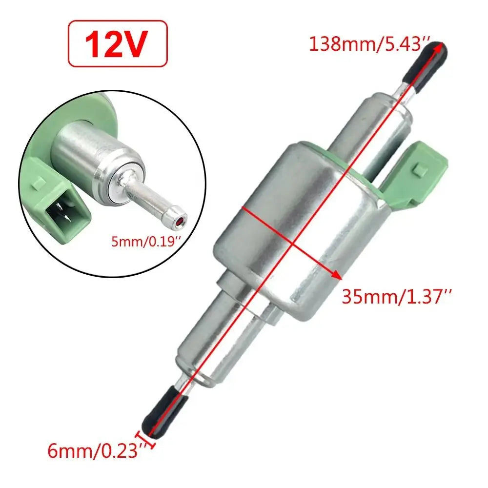 Fuel Pumps 12V 28V Diesel Heater Pump Durable Low Noise Oil Universal Zpaxo
