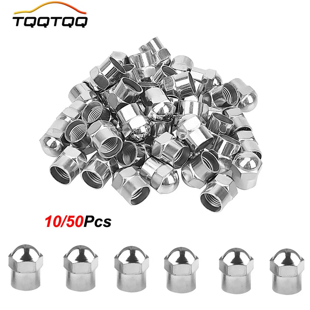 Tire Valve Stem Caps 10/50-Pack – Universal Dustproof Covers