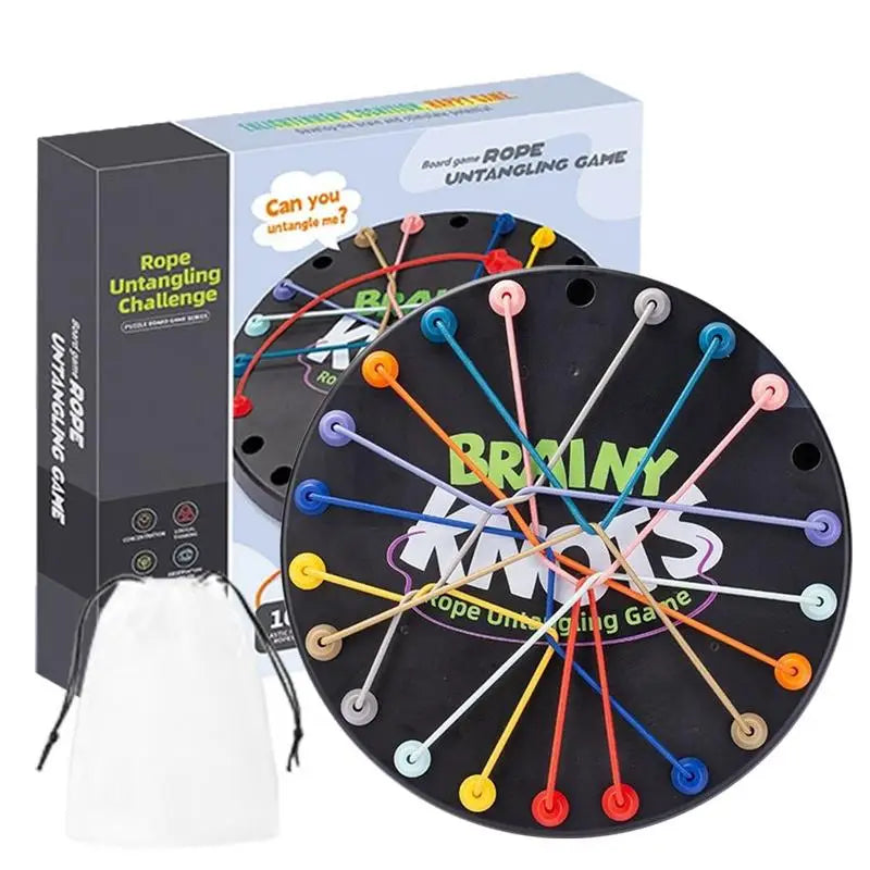 Rope Untying Challenge Educational Toys Kid Knots Sensory Social