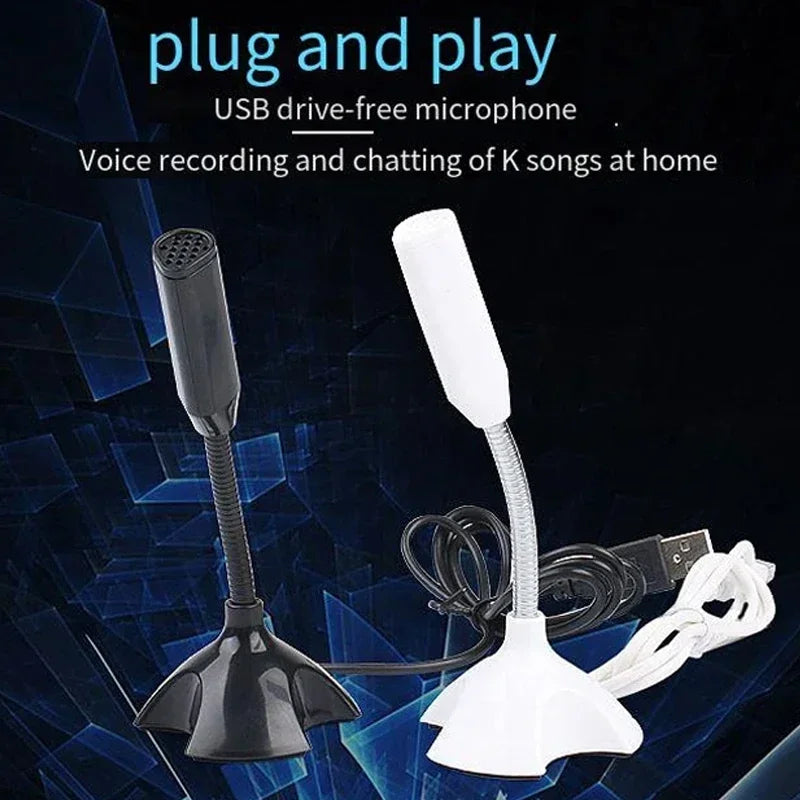 USB Microphone For Laptop And Computers Adjustable Studio Singing Gaming Streaming Mikrofon Stand Mic With Holder Desktop Zpaxo