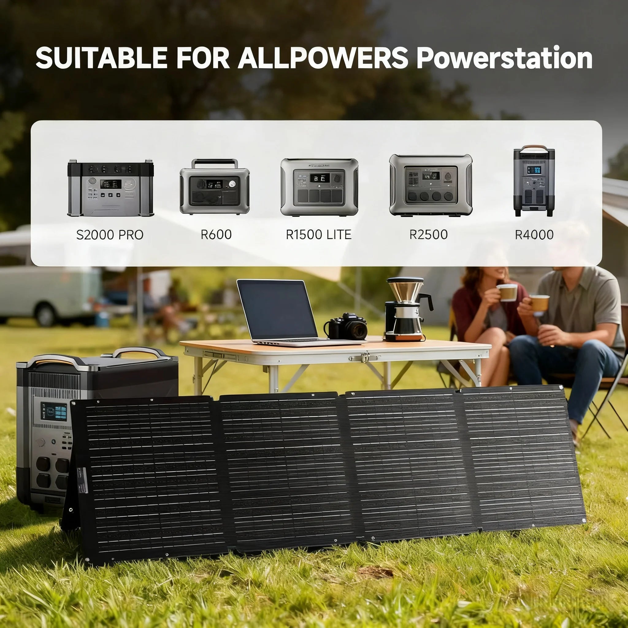 ALLPOWERS SOLAX SE200 200W Foldable Solar Panel IP68 Waterproof Zpaxo