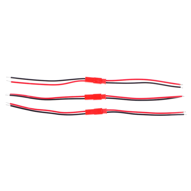 20pcs 2 Pin connector male female jst plug cable 22 awg wire for rc battery Zpaxo