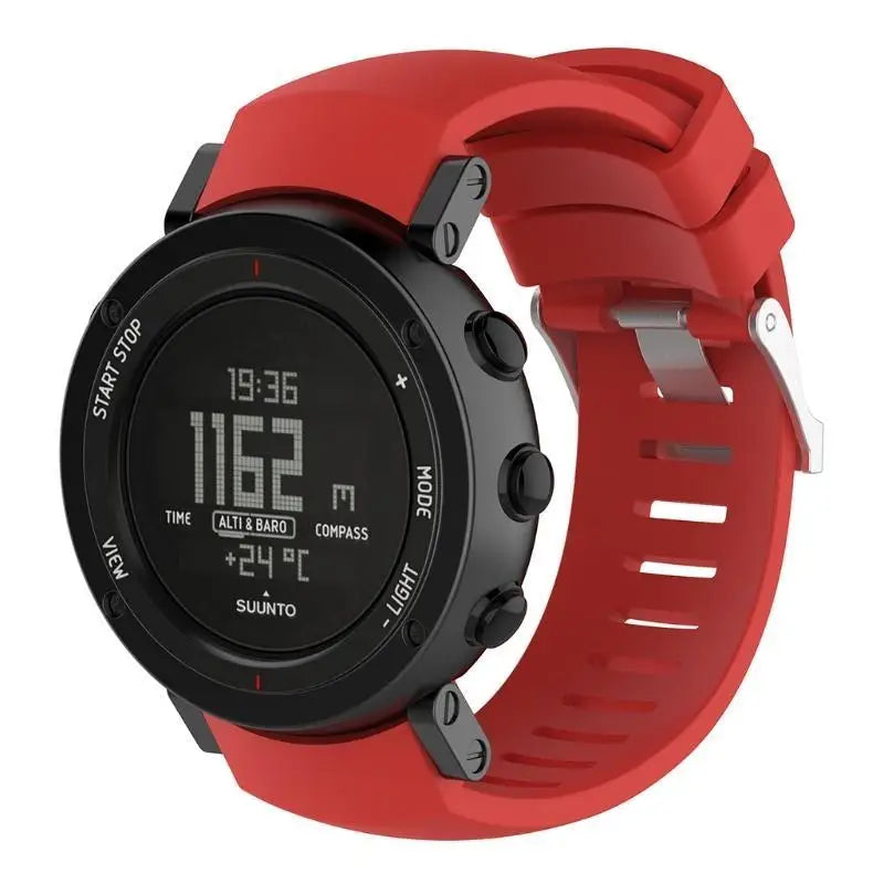 652F Quick Release Watch Replace Accessories Silicone Band Bracelet for Core ALU Black Anti-scratch Straps Zpaxo