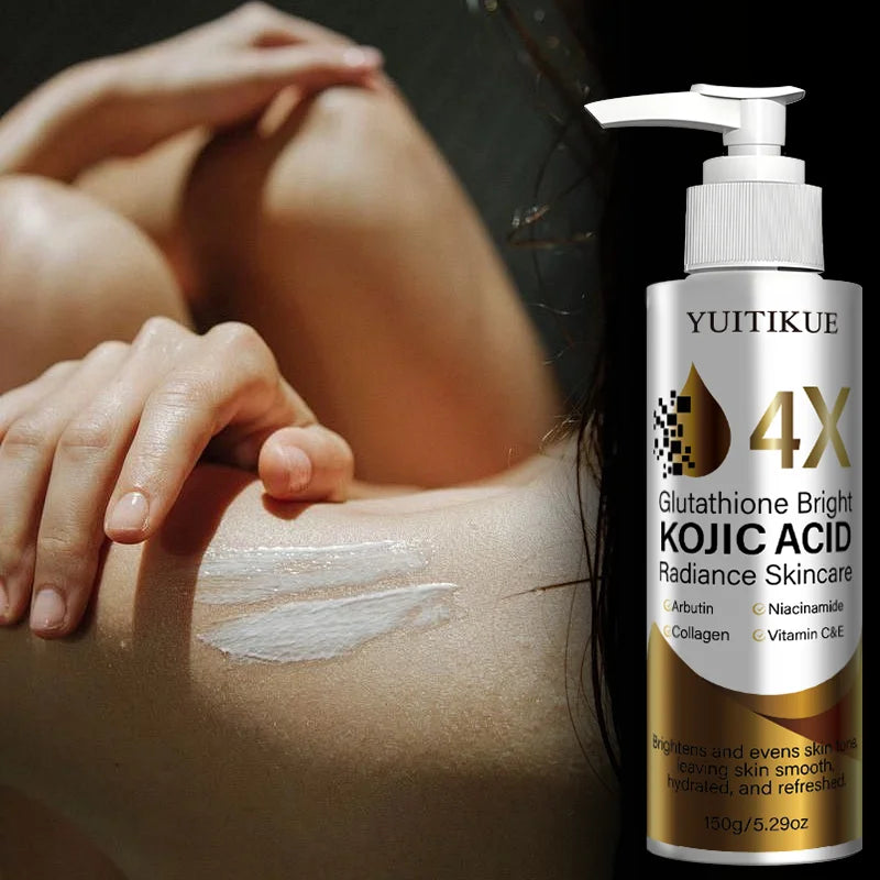 YUITIKUE Kojic Acid Brightening Cream – Even Skin Tone & Hydration Brightening Body Cream Zpaxo